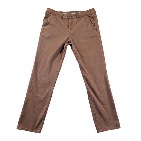 DL1961 Other - DL1961 Ivan Slim Chino Pants‎ Brown Pinecone 38x32 Cotton Stretch Mens Trousers